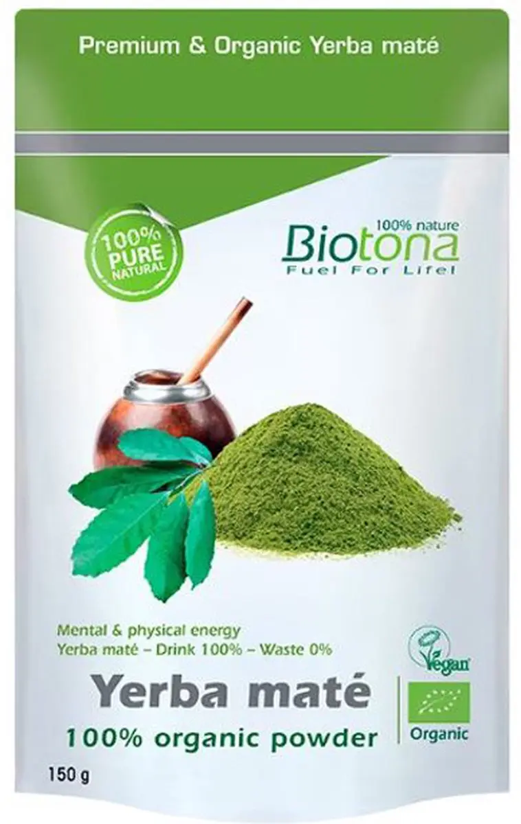 Biotona Yerba Mate Powder Raw 150g