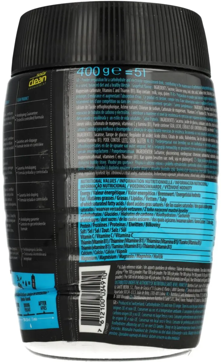 Isostar Hydrate & Perform Grapefruit Sportdrank - 10x400ml