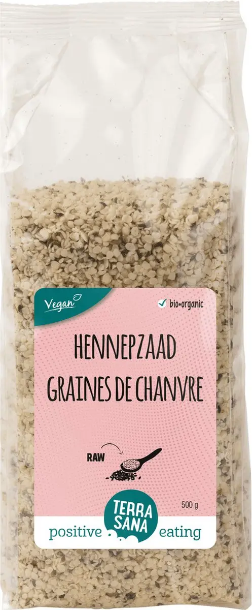 Terrasana RAW Hennepzaad 500g