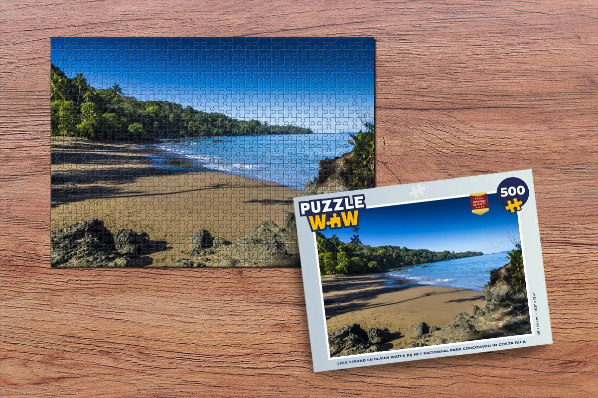 PuzzleWow Legpuzzel Corcovado Costa Rica 500 Stuks
