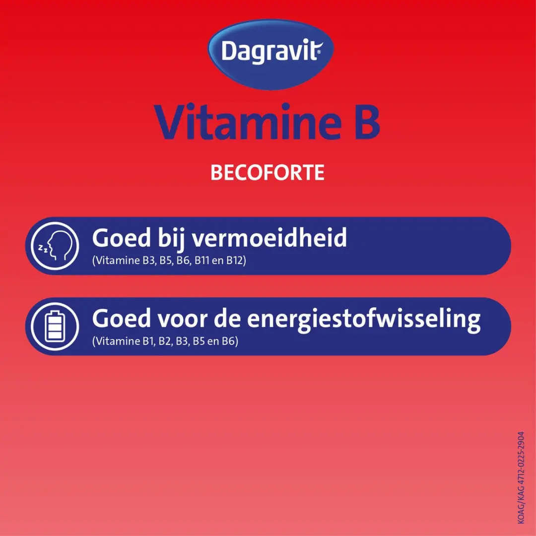 Dagravit Vitamine B Becoforte 100 Tabletten
