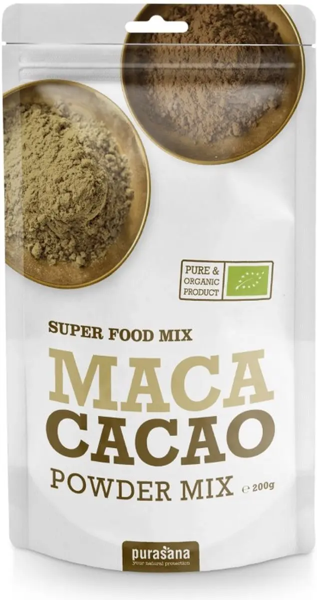 Purasana Maca & Cacao Poedermix Bio 200g