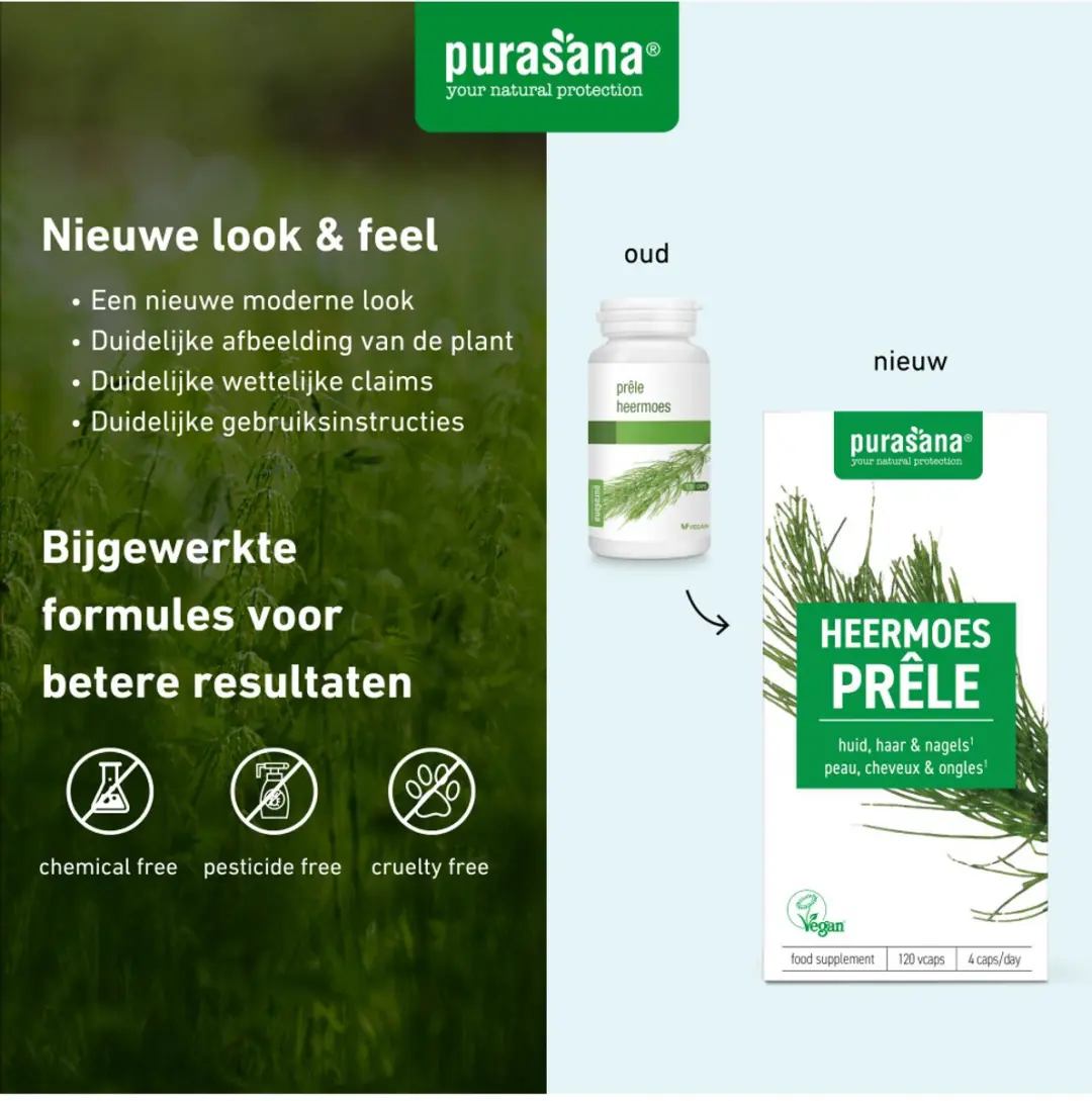 Purasana Heermoes Capsules Bio 120 Stuks