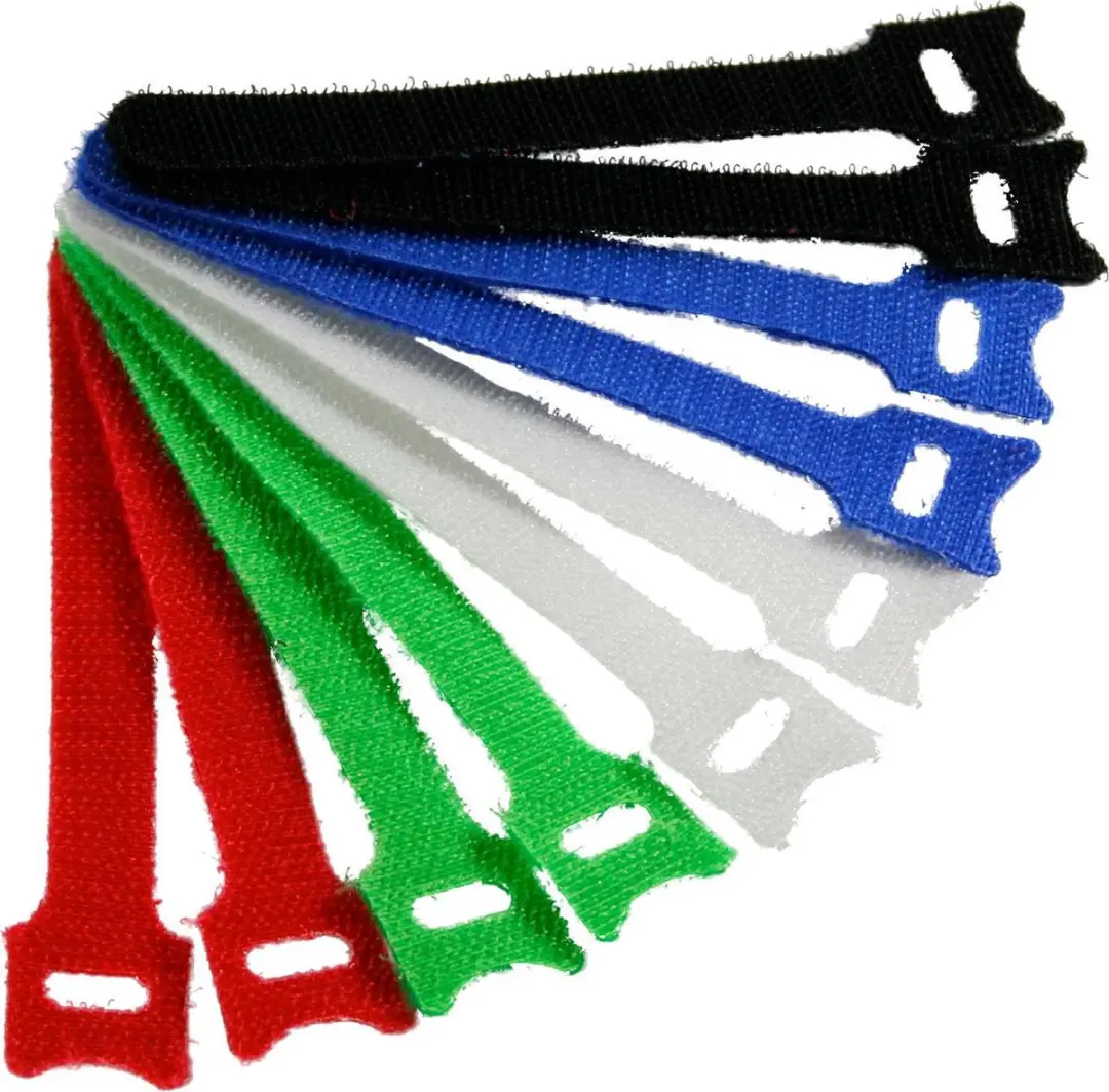 Klittenband kabelbinders 240 x 12mm / diverse kleuren (10 stuks)