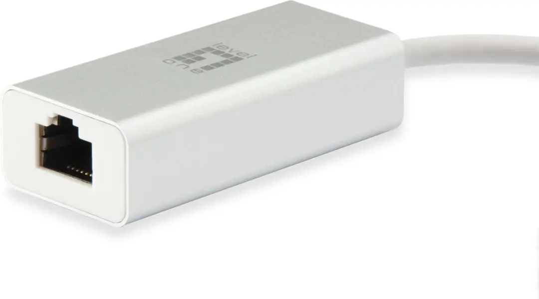 LevelOne USB-0402 USB-C Ethernet Adapter 1000 Mbit - Argento/Bianco