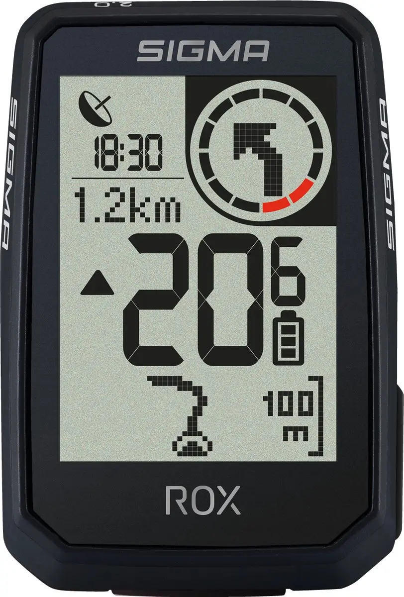 Sigma Rox 2.0 Endurance Fietscomputer - Black - afbeelding 6 van 6