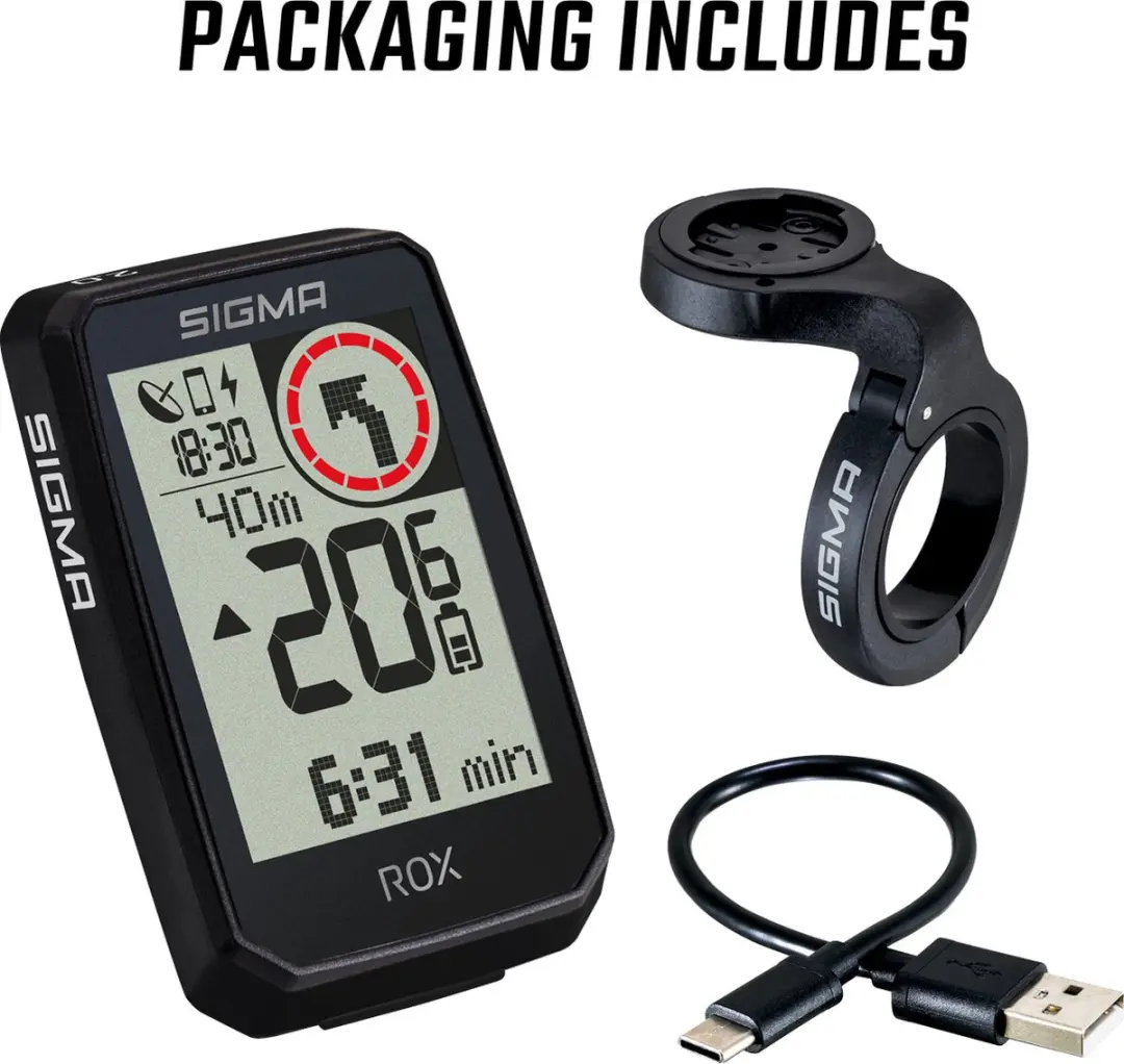 Sigma Rox 2.0 Endurance Fietscomputer - Black - afbeelding 5 van 6