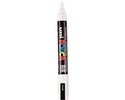 Posca PC-630965 Verfstift Wit - Conische punt - afbeelding 6 van 6