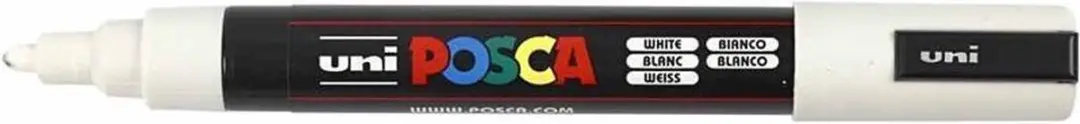 Posca PC-630965 Verfstift Wit - Conische punt - afbeelding 5 van 6