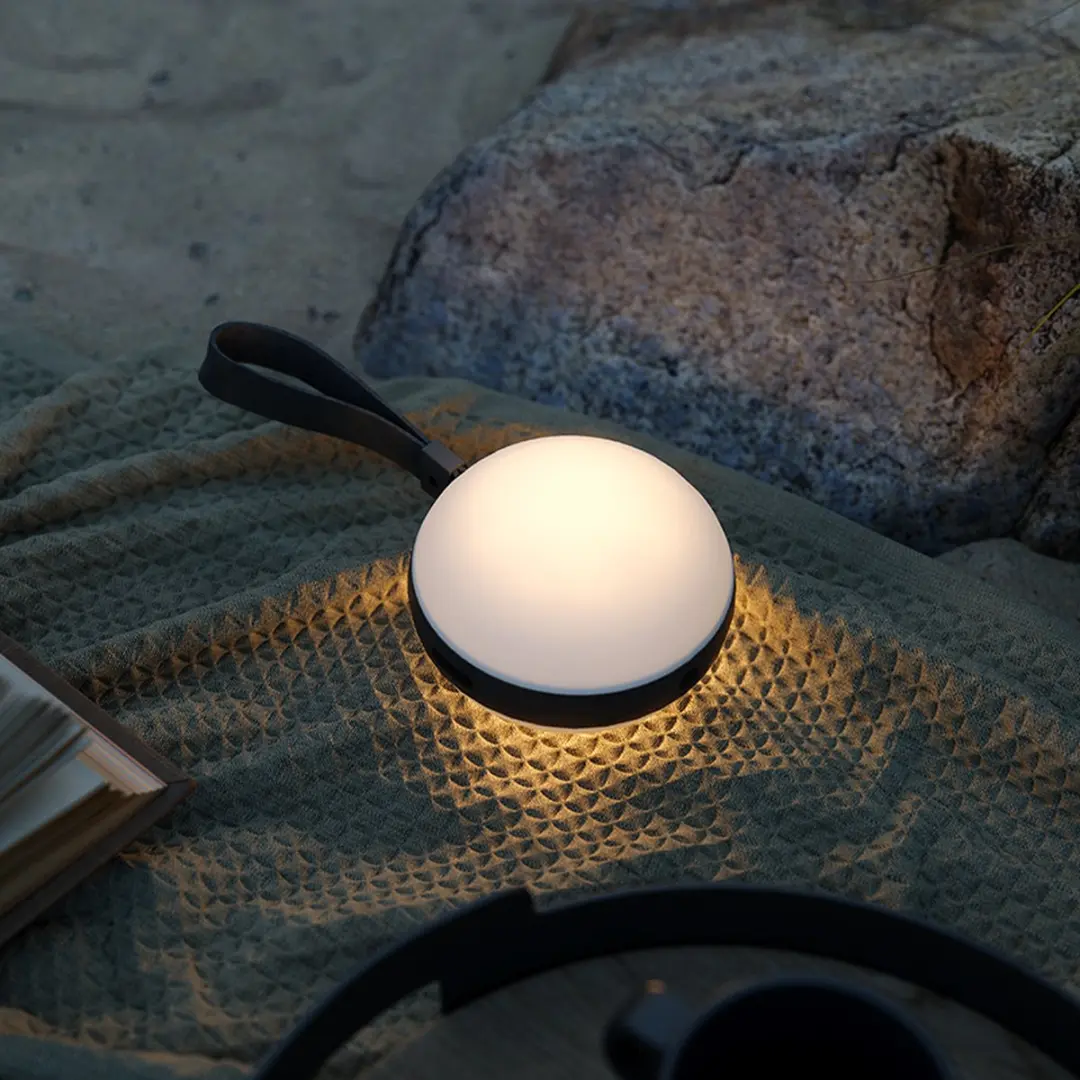 Nordlux Bring To Go 12cm Wandlamp - Wit/Zwart - afbeelding 5 van 6