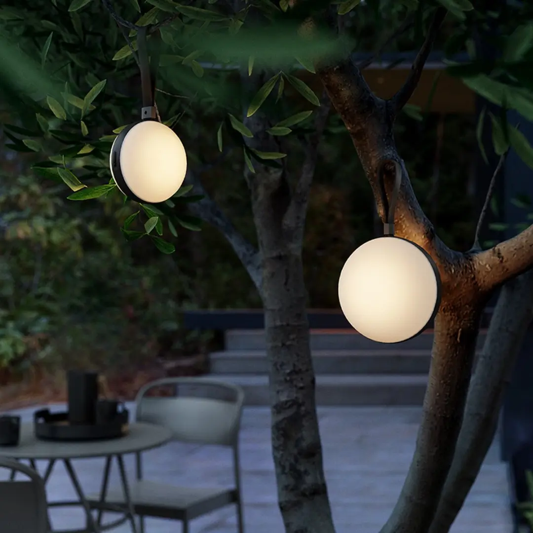 Nordlux Bring To Go 12cm Wandlamp - Wit/Zwart - afbeelding 6 van 6
