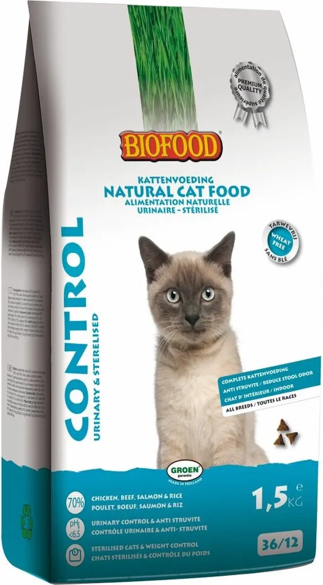 BF Petfood NCF Control Urinary & Sterilised Kattenvoer - 1.5 kg