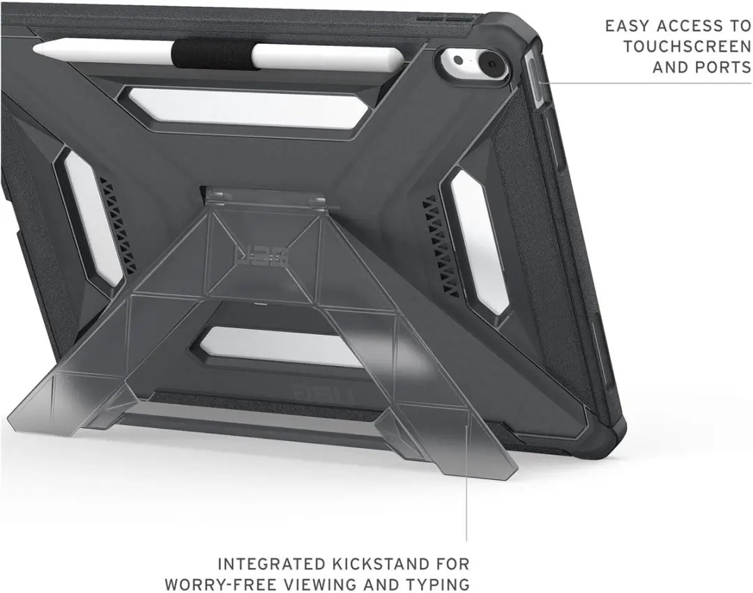 Urban Armor Gear Scout Plus Backcover iPad Air 11 124493113131 - Grijs - afbeelding 4 van 6