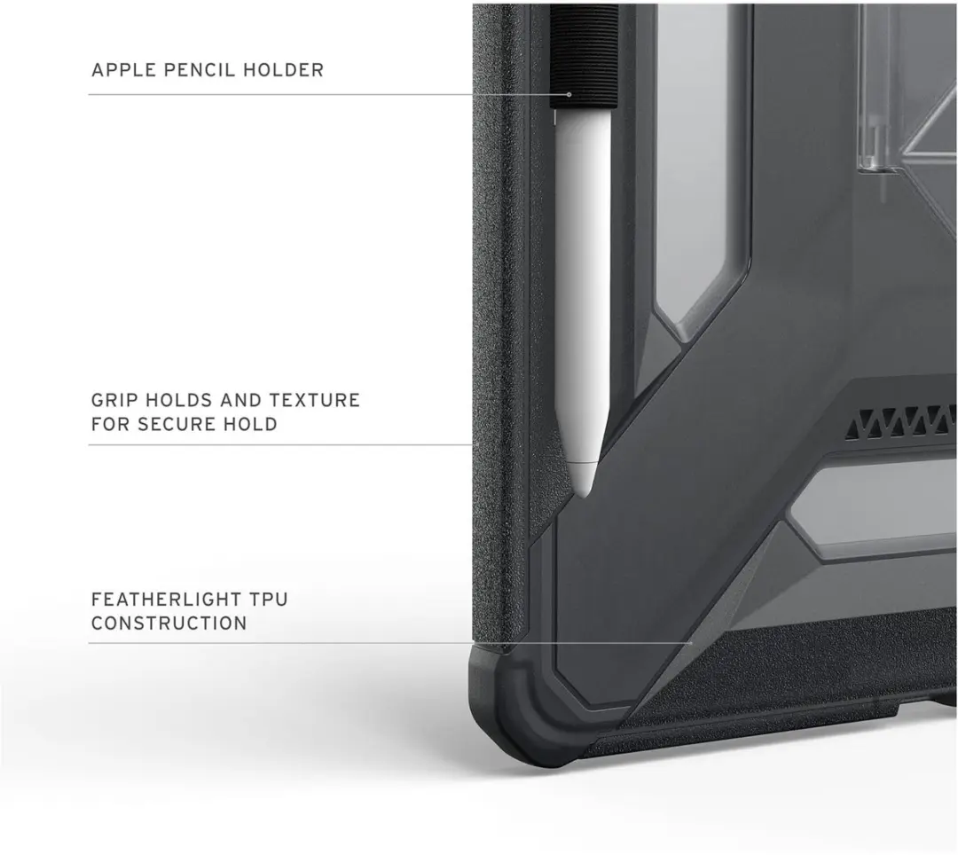 Urban Armor Gear Scout Plus Backcover iPad Air 11 124493113131 - Grijs - afbeelding 5 van 6