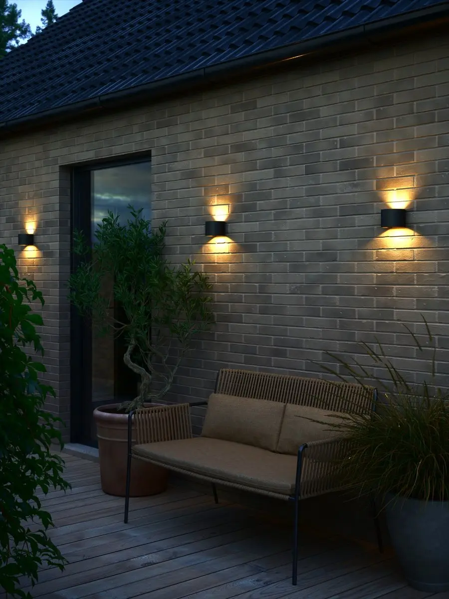 Nordlux Milda Wandlamp LED - 10cm - Zwart - afbeelding 5 van 6