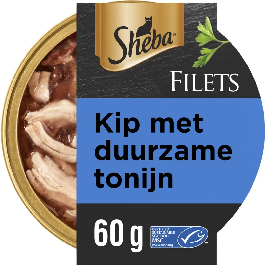 Sheba Filets Kip in Tonijnsaus 60g