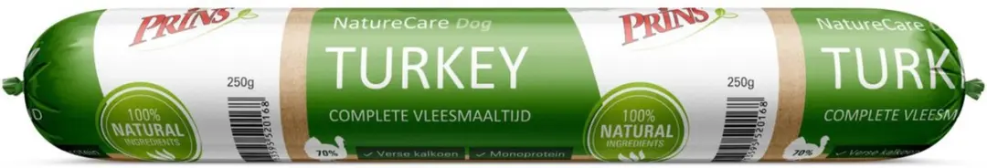 Prins NatureCare Hond Kalkoen 250g