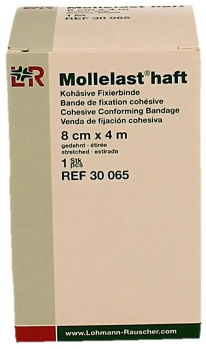 Lohmann & Rauscher Mollelast Fixatiewindsel 4m x 8cm - Wit