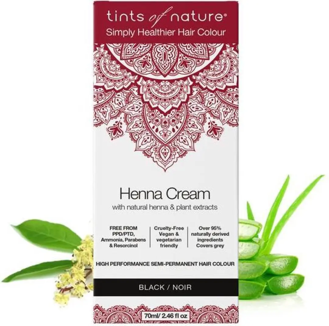 Tints of Nature Henna Cream Zwart 70ml