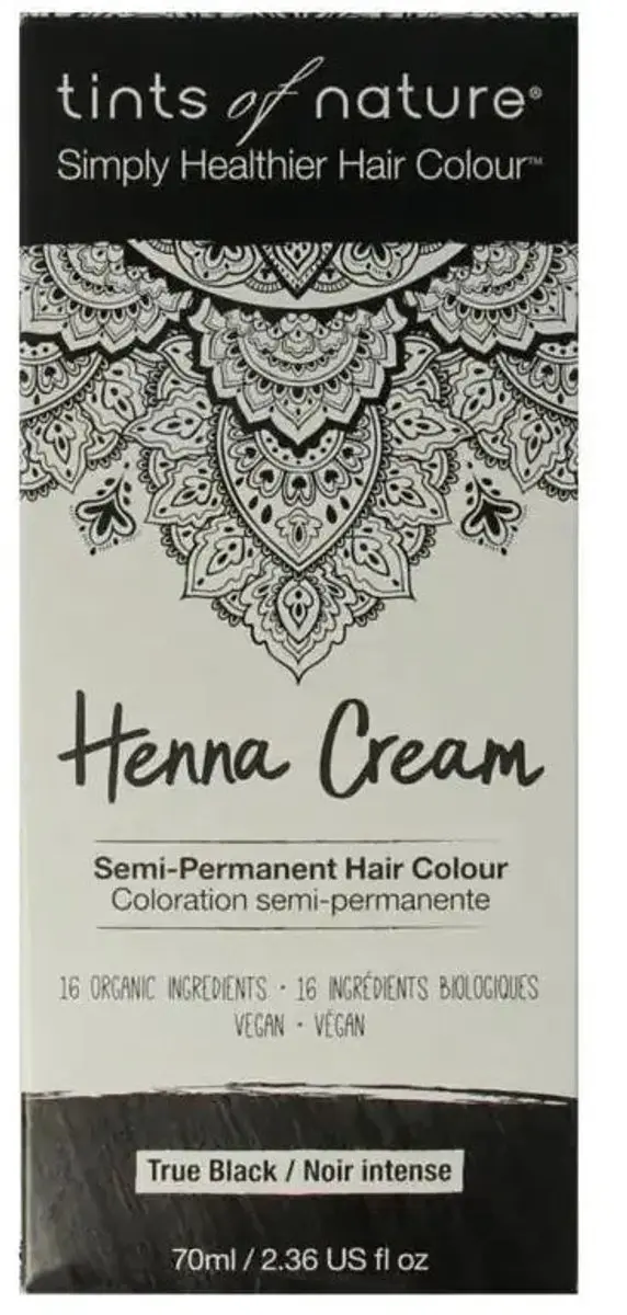 Tints of Nature Henna Cream Zwart 70ml