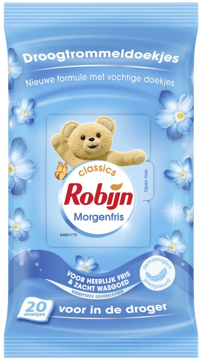 Robijn Droogtrommeldoekjes Morgenfris