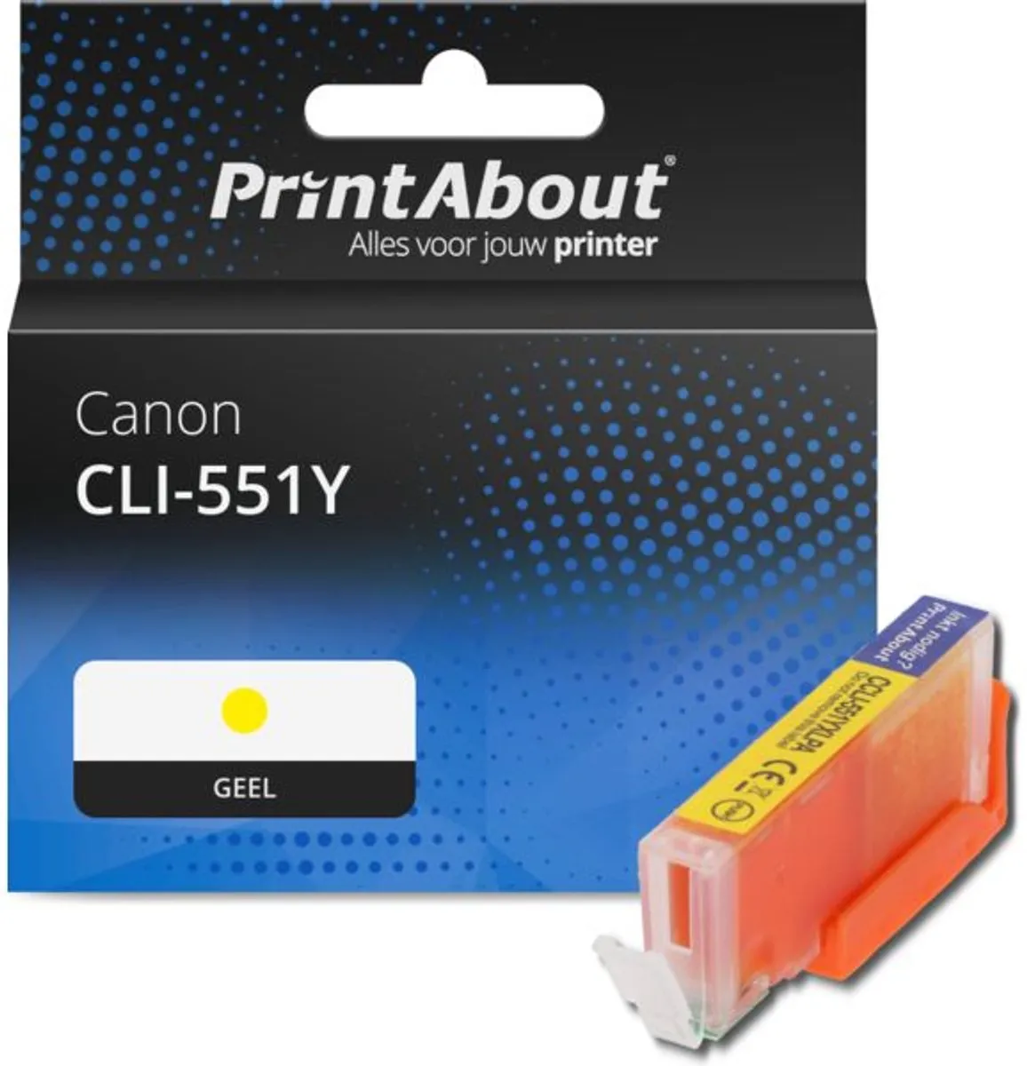 PrintAbout CLI-551Y Inktcartridge