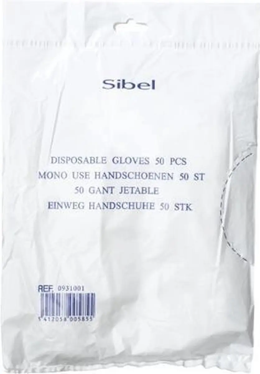 Sibel Sinelco Handschoenen M Clear - 50 Stuks - afbeelding 2 van 2