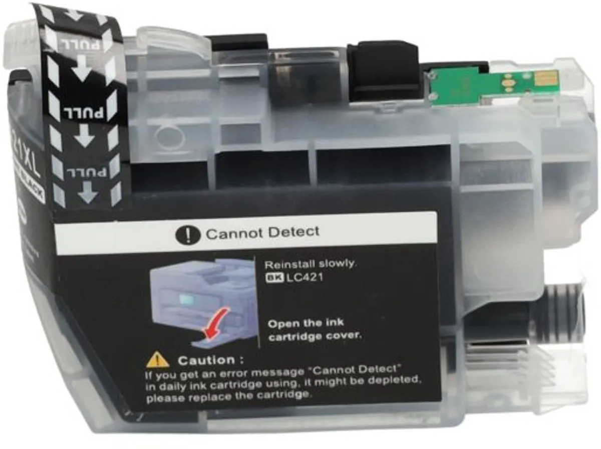 PrintAbout LC-421XLBK Inktcartridge Zwart - 1000 pagina's