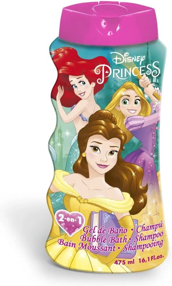 Disney Princess 2in1 Shampoo & Badschuim 475ml
