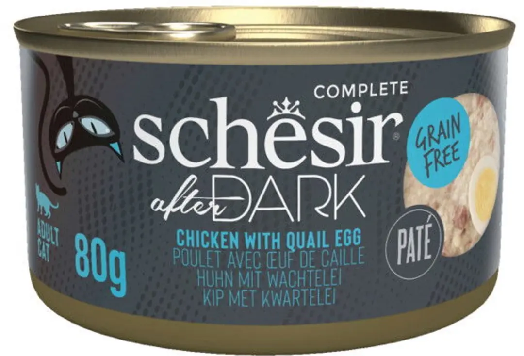 Schesir After Dark Pate Kattenvoer Kip&Ei 80g - afbeelding 5 van 5