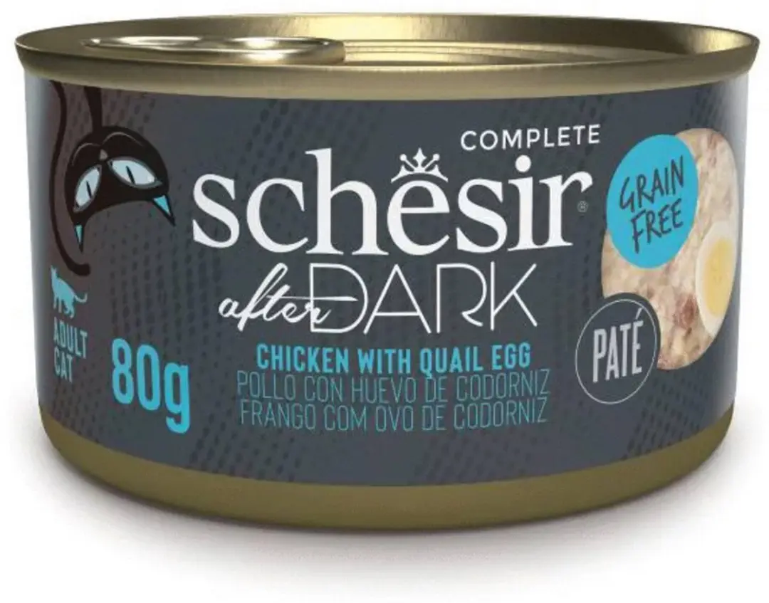 Schesir After Dark Pate Kattenvoer Kip&Ei 80g