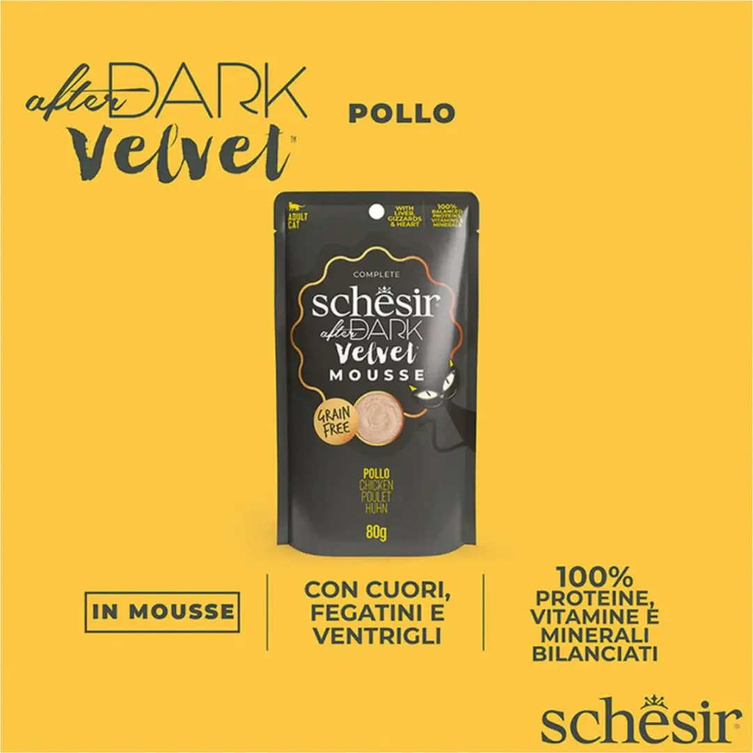 Schesir After Dark Kattenvoer Kip 80g - afbeelding 3 van 6