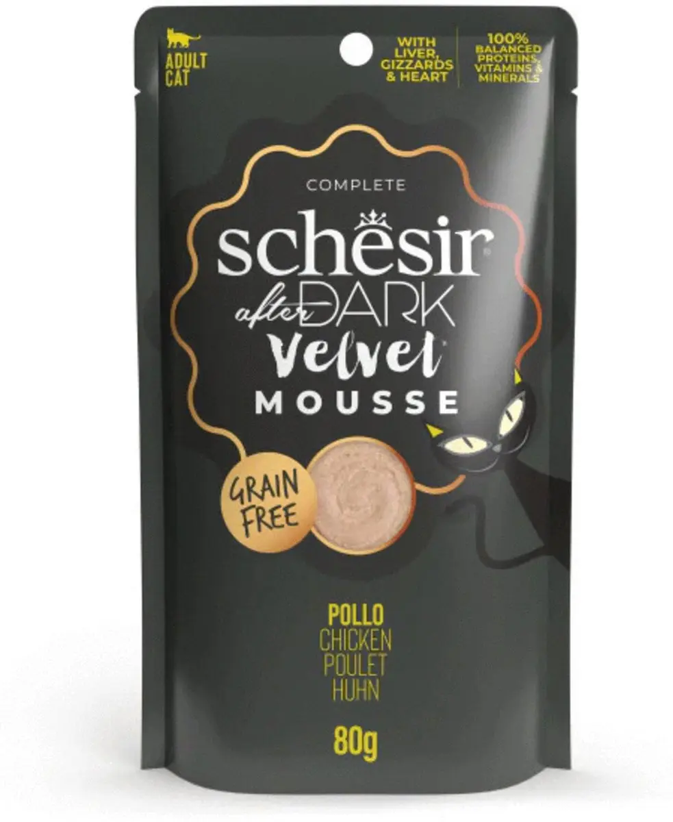 Schesir After Dark Kattenvoer Kip 80g