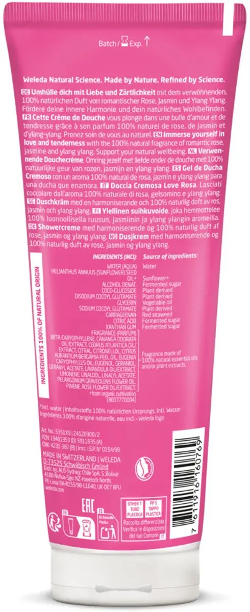Weleda Wilde Rozen Douchecrème 200ml