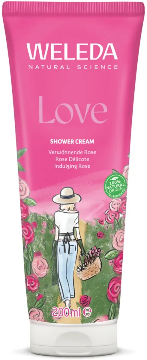 Weleda Wilde Rozen Douchecrème 200ml - 3 Stuks