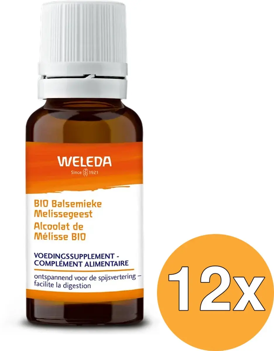 12x WELEDA Balsemieke melissegeest (50 ml)