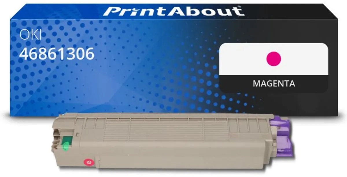 PrintAbout Toner 46861306 Magenta - 11.000 pagina's