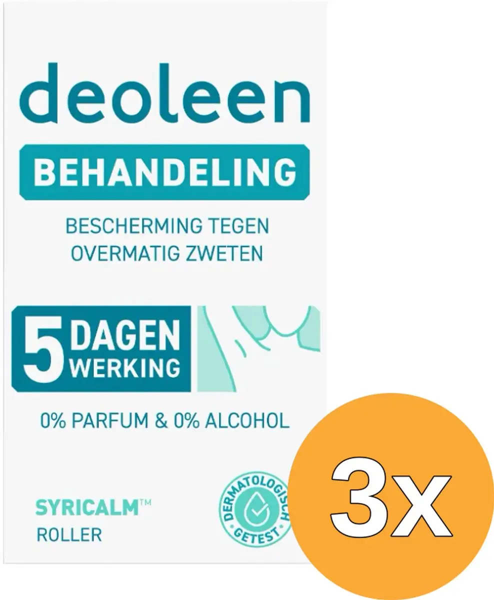 3x Deoleen Behandeling roller