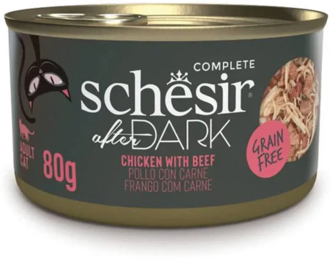 Schesir After Dark Kattenvoer Kip&Rund 80g