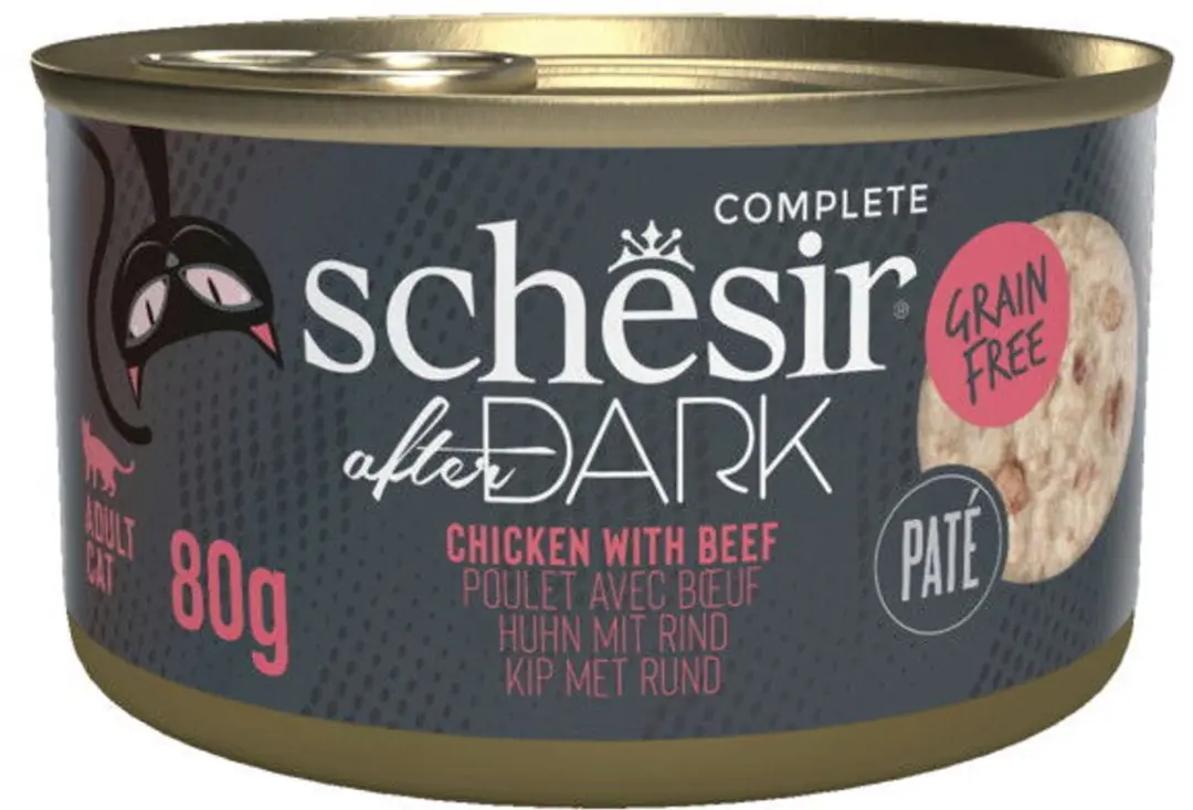Schesir After Dark Paté Kattenvoer Kip&Rund 80g - afbeelding 5 van 5
