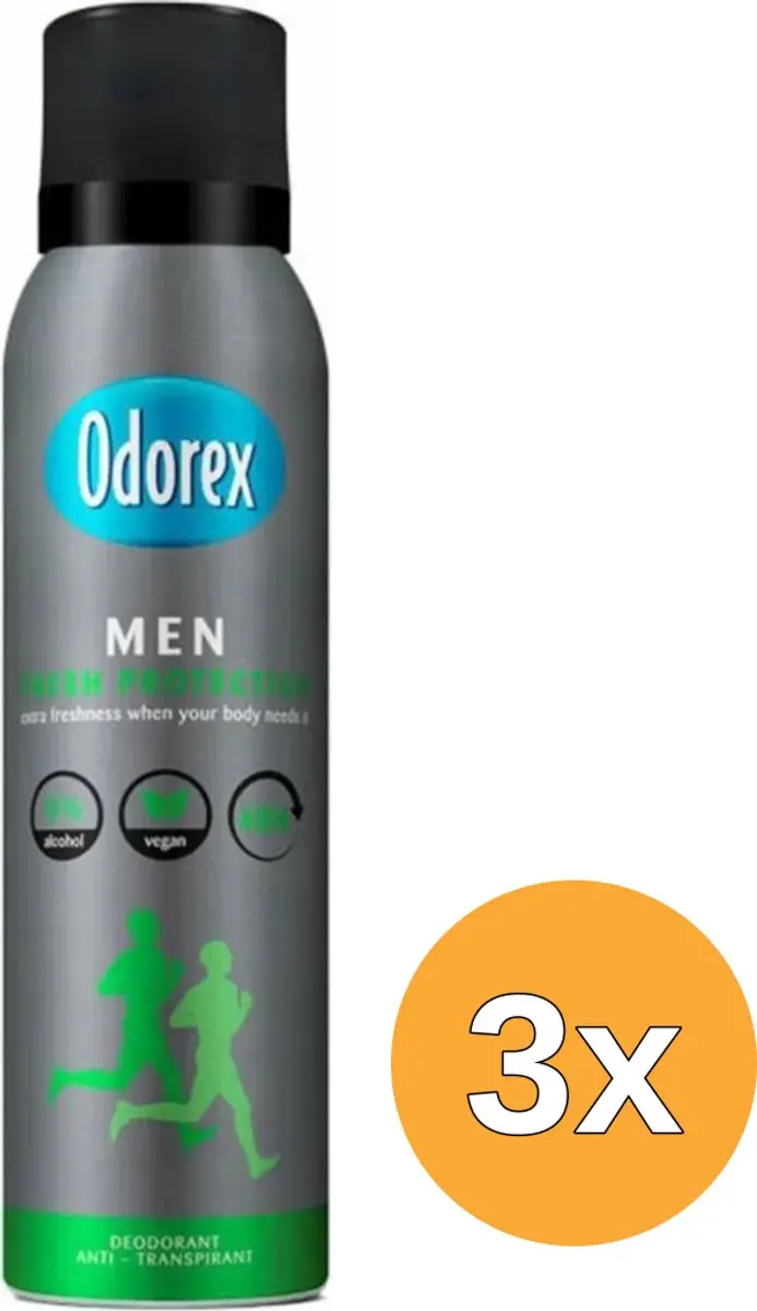 3x Odorex Deospray Men