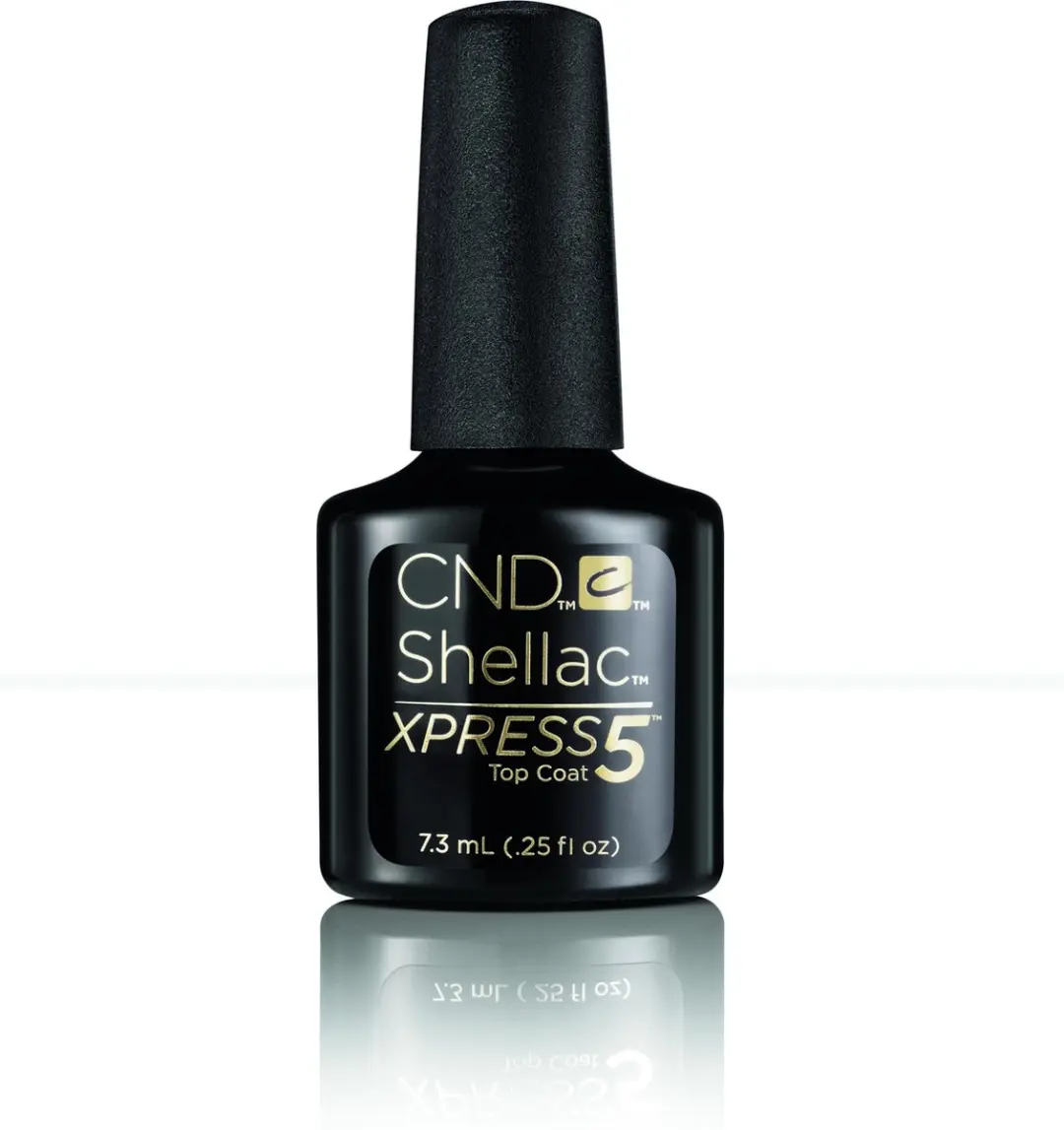 CND Shellac Xpress 5 Top Coat 15ml - 255,250,250 - afbeelding 3 van 4