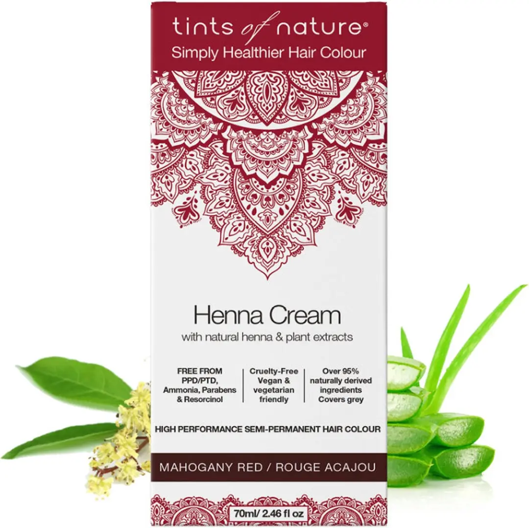 Tints Of Nature Henna Cream Mahogany Rood 70ml
