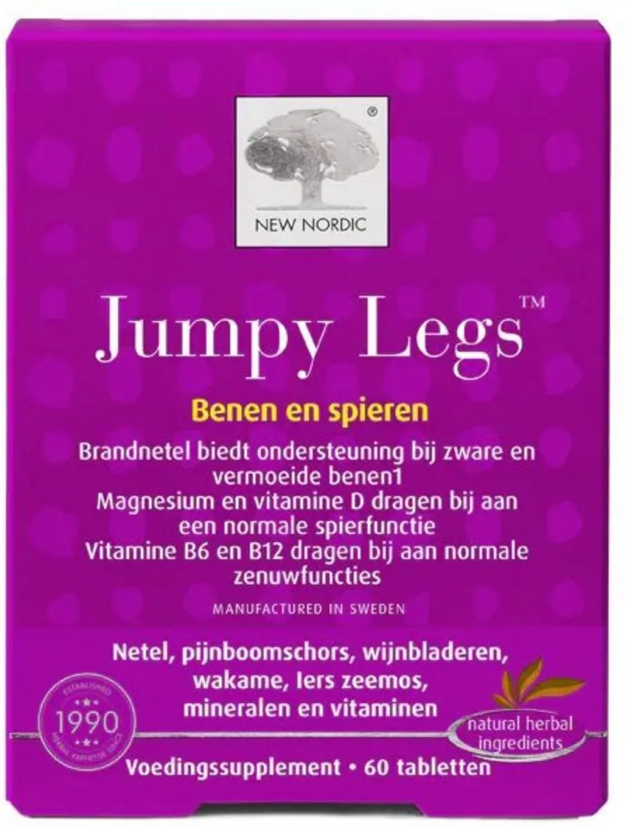New Nordic Jumpy Legs Benen en Spieren Tabletten 60 stuks