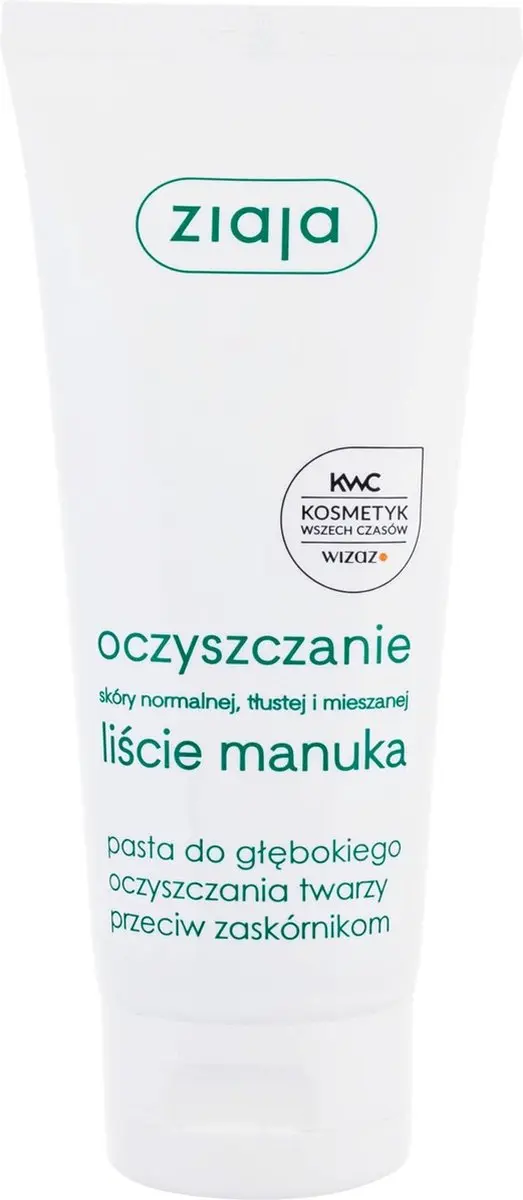 Ziaja_li?cie Manuka Oczyszczanie Pasta Do G??bokiego Oczyszczania Twarzy Przeciw
