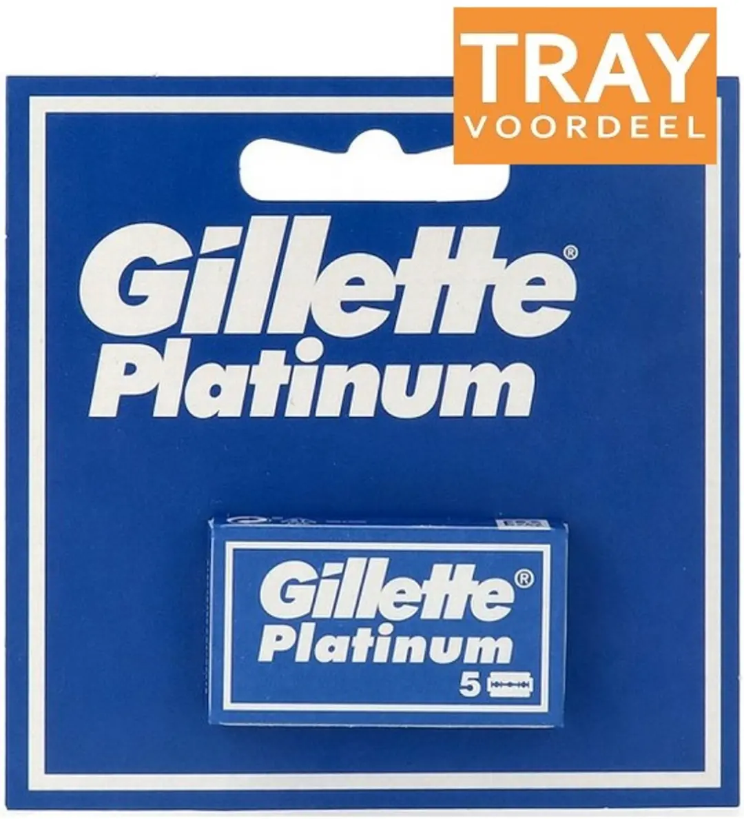 GILLETTE PLATINUM SCHEERMESJES 400 X 5 STUKS