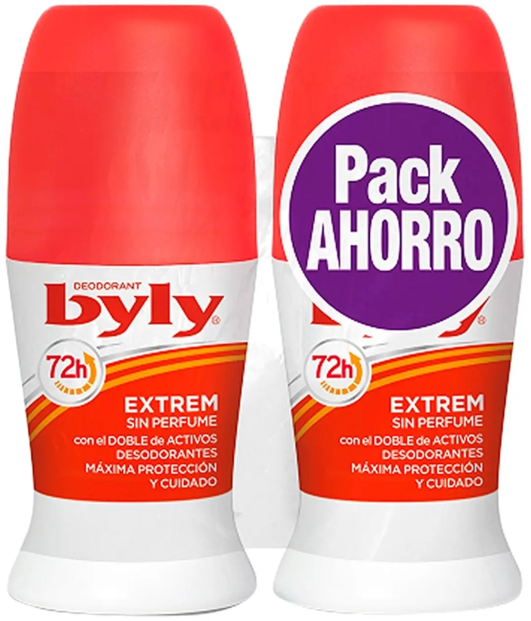 Deodorant Roller Extrem Byly (2 uds)