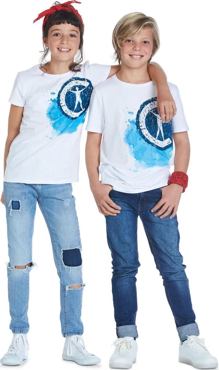 Studio 100 Campus 12 T-shirt & Bandana - Maat 128 - Wit