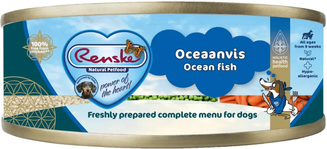 Renske Blik Vers Gestoomd Hondenvoer Oceaanvis 95g