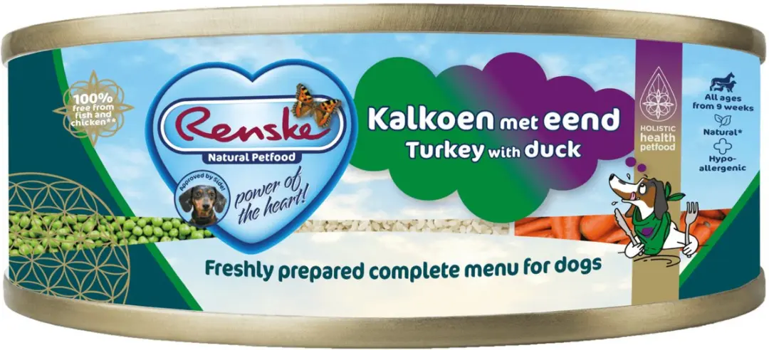 Renske Blik Vers Gestoomd Puppy Kalkoen & Eend 95g